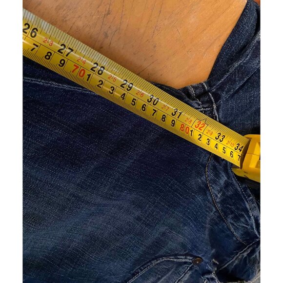 G. Star 3301 Straight Denim Button Fly Jeans Mens 33 x 32 Casual Outdoors - Picture 11 of 11